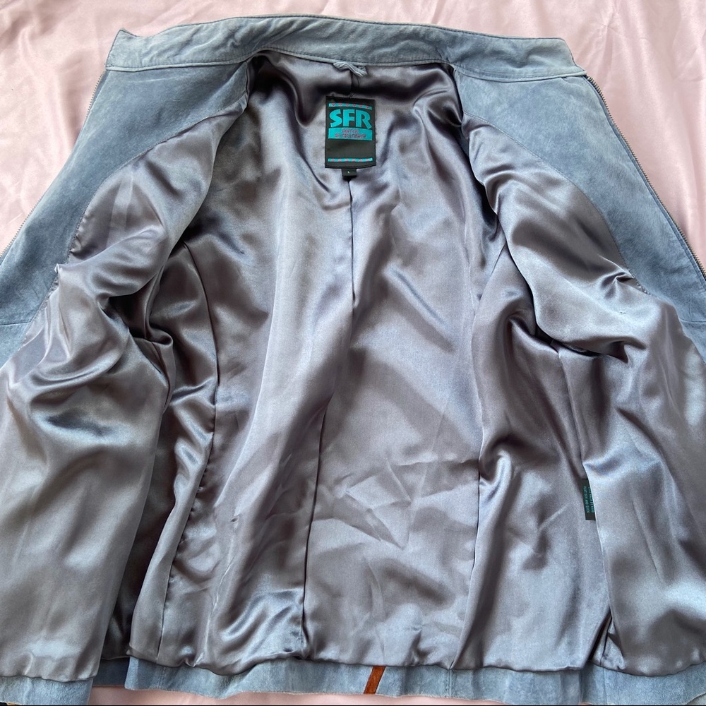 Vintage leather jacket sz Large - Picture 12 of 12